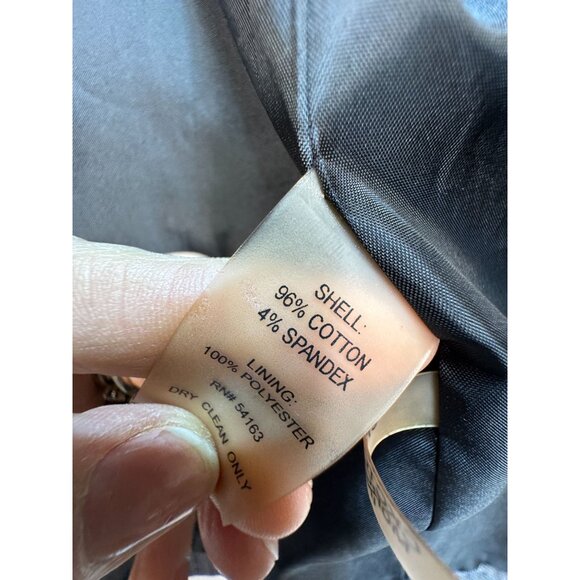 Calvin Klein Women's Blazer Suit Jacket Size S Denim Stretch 3/4 Sleeve Career - Picture 4 of 11